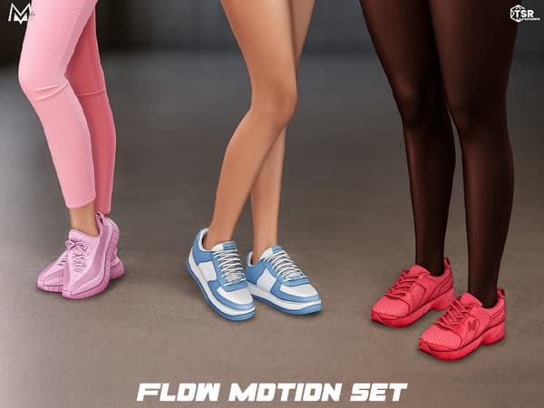Скриншот мода Кроссовки Flow Motion Sneaker Set